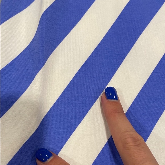 MAHI GOLD Blue and White Dress - Picture 4 of 9